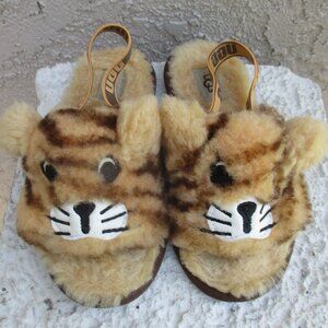 NWOT UGG ~ Fluff Yeah Tiger Stuffie Slipper ~ 12